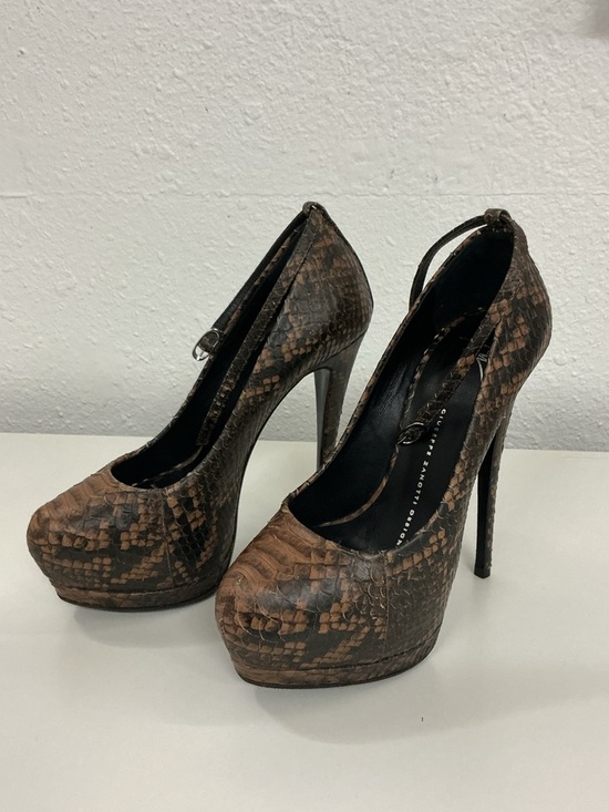 Giuseppe Zanotti Shoes - Giuseppe Zanotti Snakeskin Print Heels